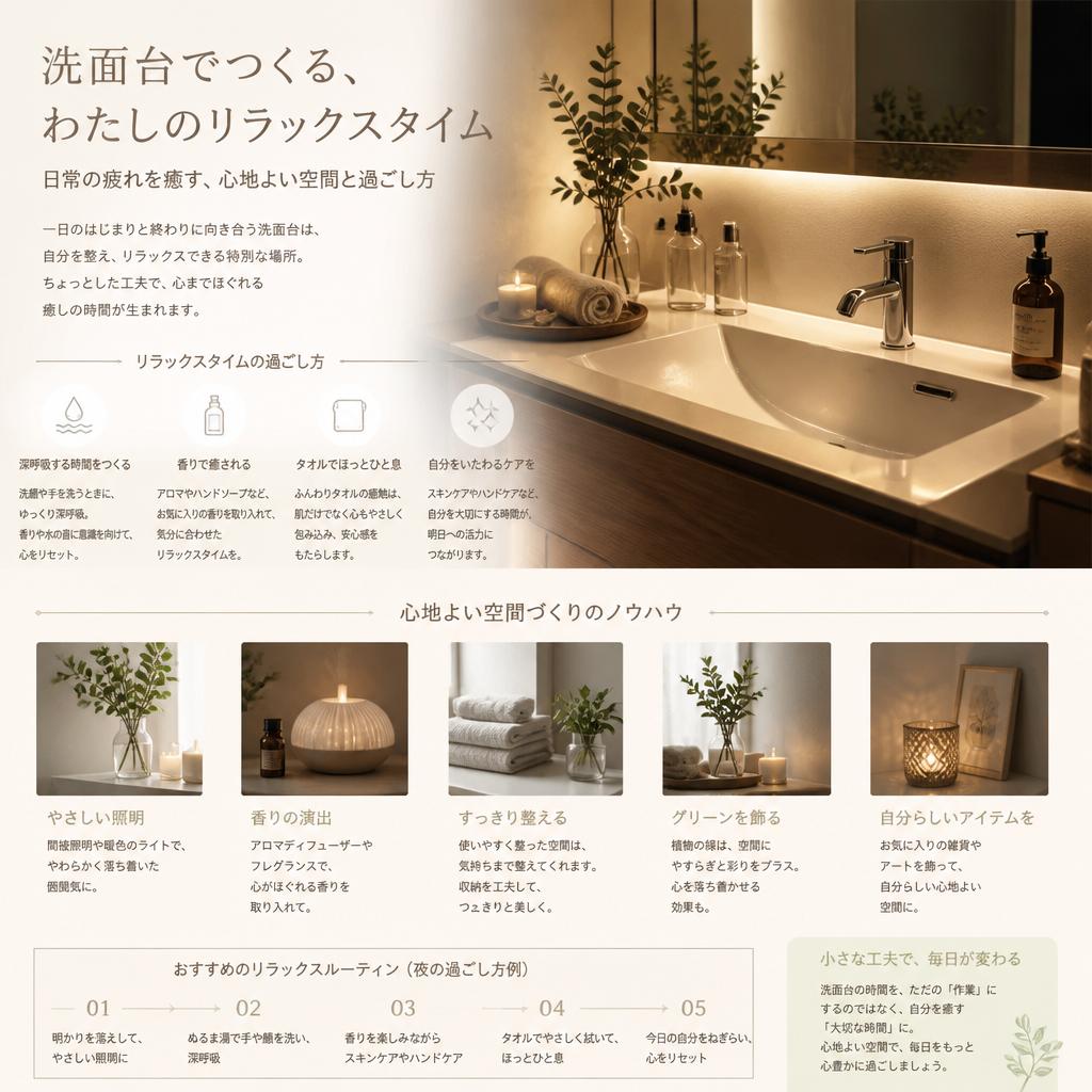 自宅でのリラックスタイム