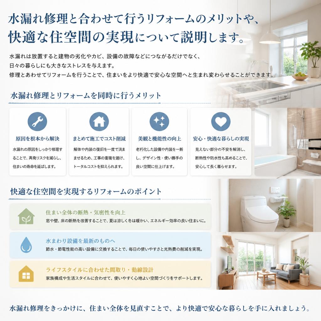5. 水回りのリフォームメリット