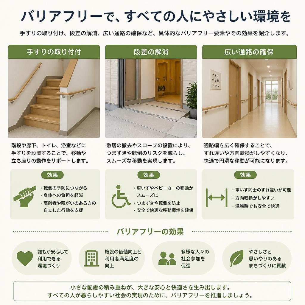 2. 主要なバリアフリー要素