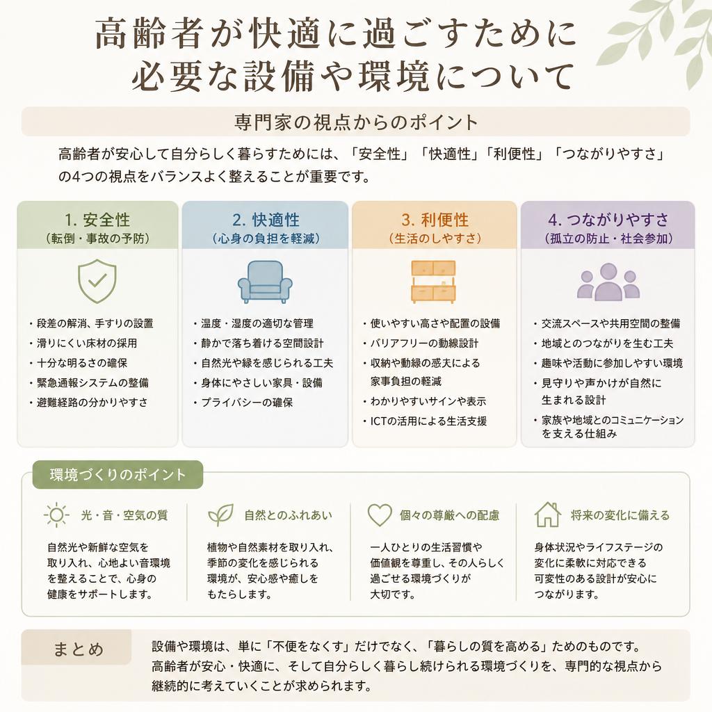 4. 老後の住まいに求められること