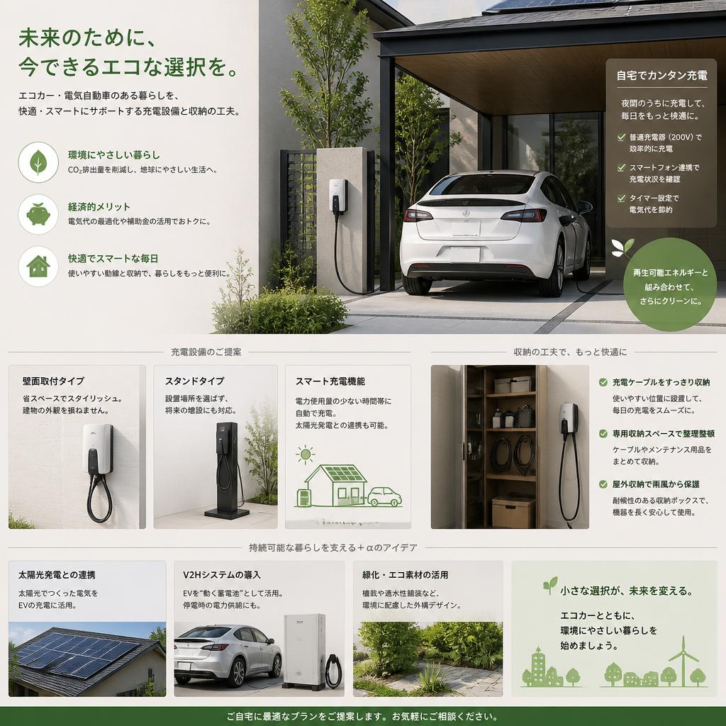 エコカーライフを支える工夫